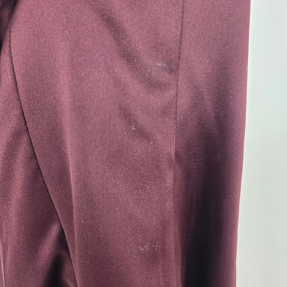 NWT Altar'd State Strapless Mini Dress Burgundy Purple Satin XS - Picture 11 of 11